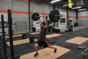 Ian landing a nice split jerk!