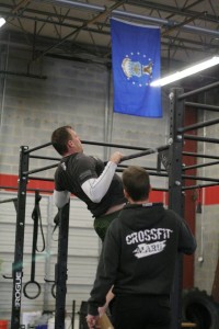 Big Jim cranking out some chest to bars!