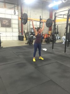 Ingrid throwing some weight around!